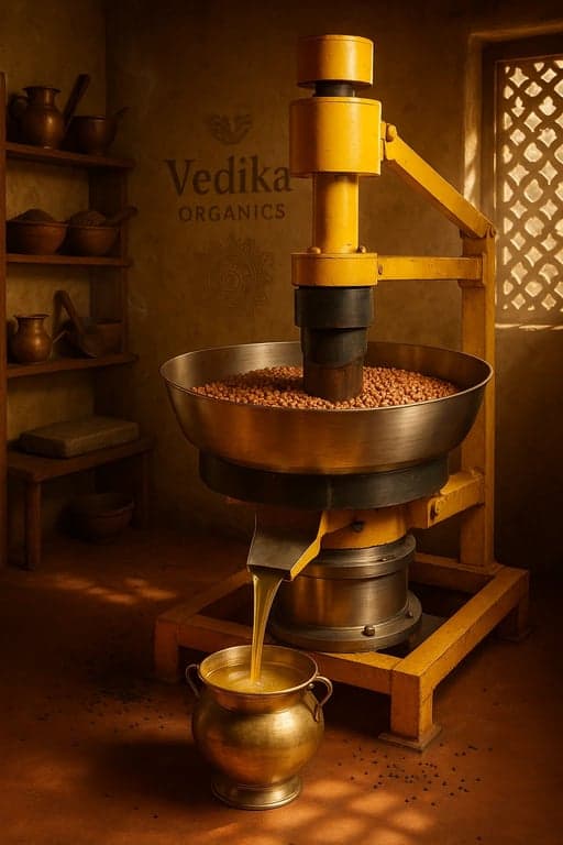 wooden ghani