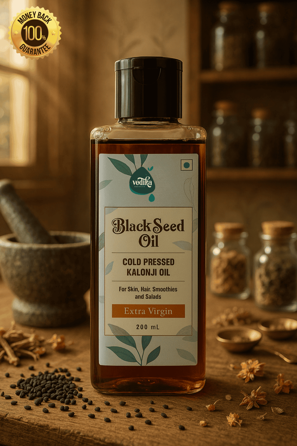 Extra Virgin Black Seed Oil ( Kalonji Oil )