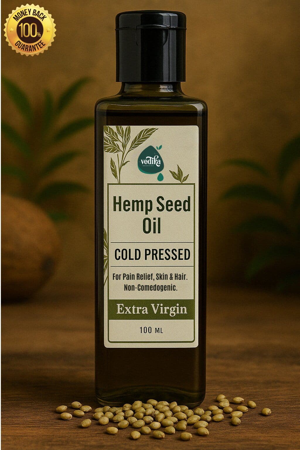 Extra Virgin Hemp Seed Oil 